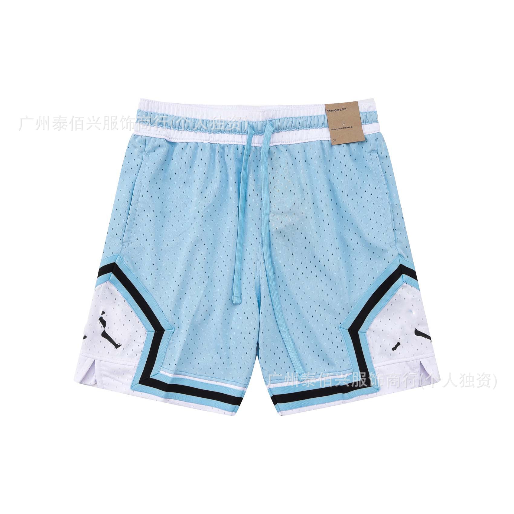 Nuevo estilo americano AJ trapecio moda transpirable deportes de secado rápido pantalones de cinco puntos pantalones de entrenamiento pantalones cortos de baloncesto pantalones cortos de futbol