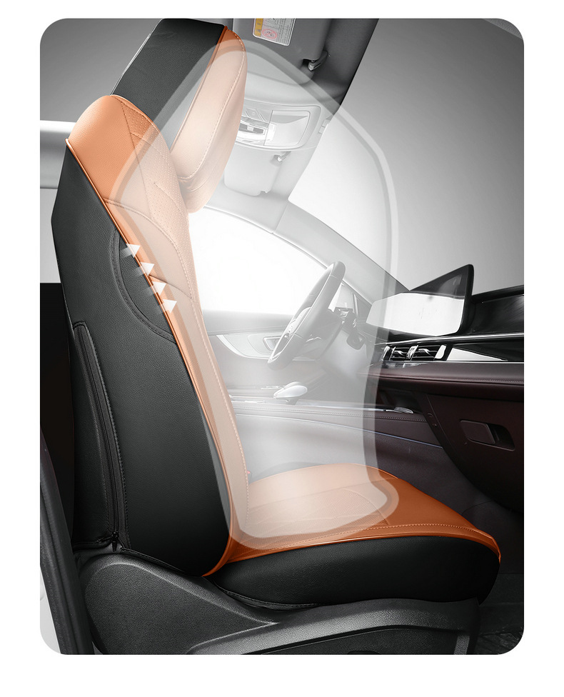 Suitable for Chery Tiggo 8Plus Kunpeng Pro Seat Covers, All-Inclusive Car Seat Cushions, Four-Season Leather Five-Seven Seat Covers and Cushions