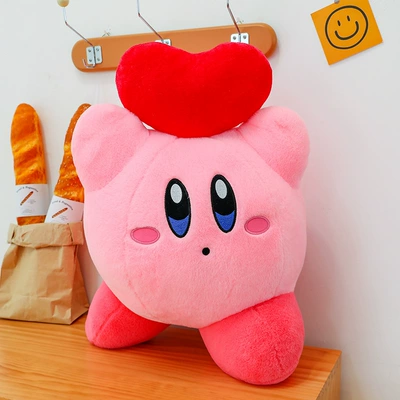 Oyuncaq yastıqlar, Kirby Doll Plush Toy - kirby-of-love-star-35cm