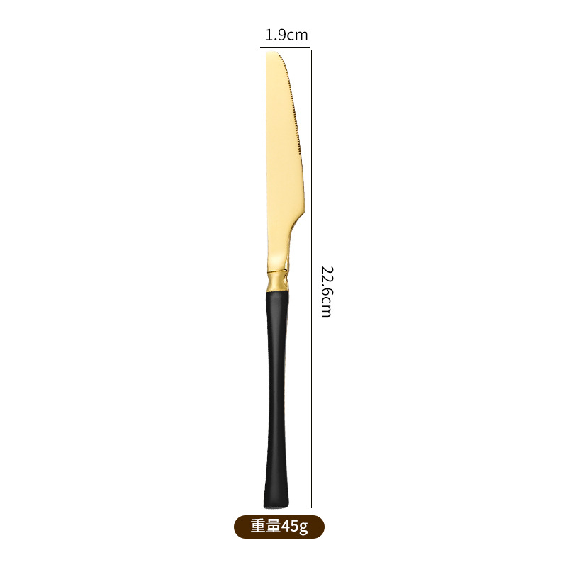 Cuchillo de oro negro