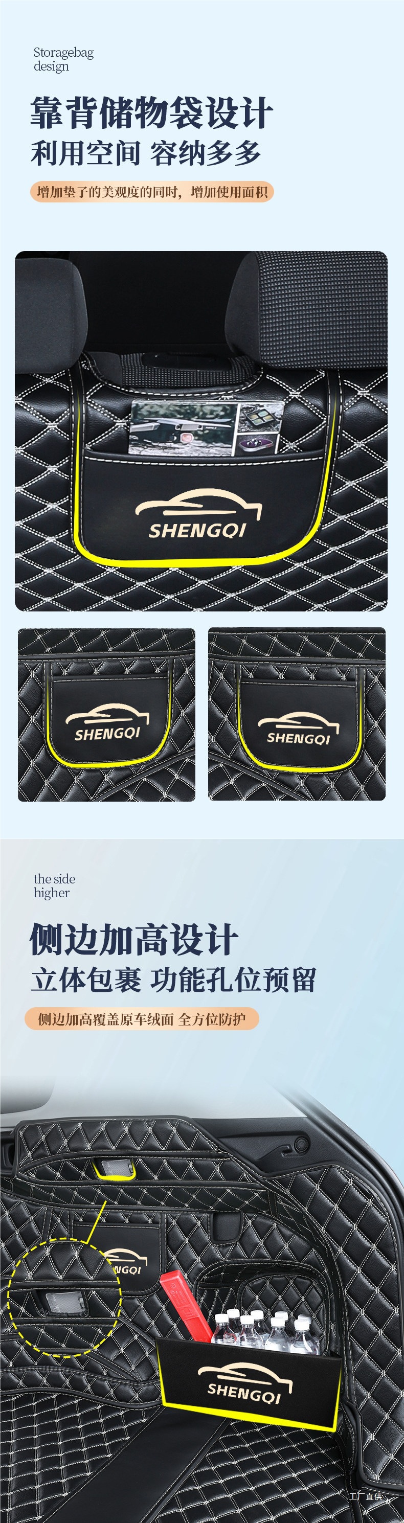 Suitable for 2026 Toyota Rav4, Full-Coverage Trunk Mat, Tail Box Mat, Automotive Accessories, Peihui
