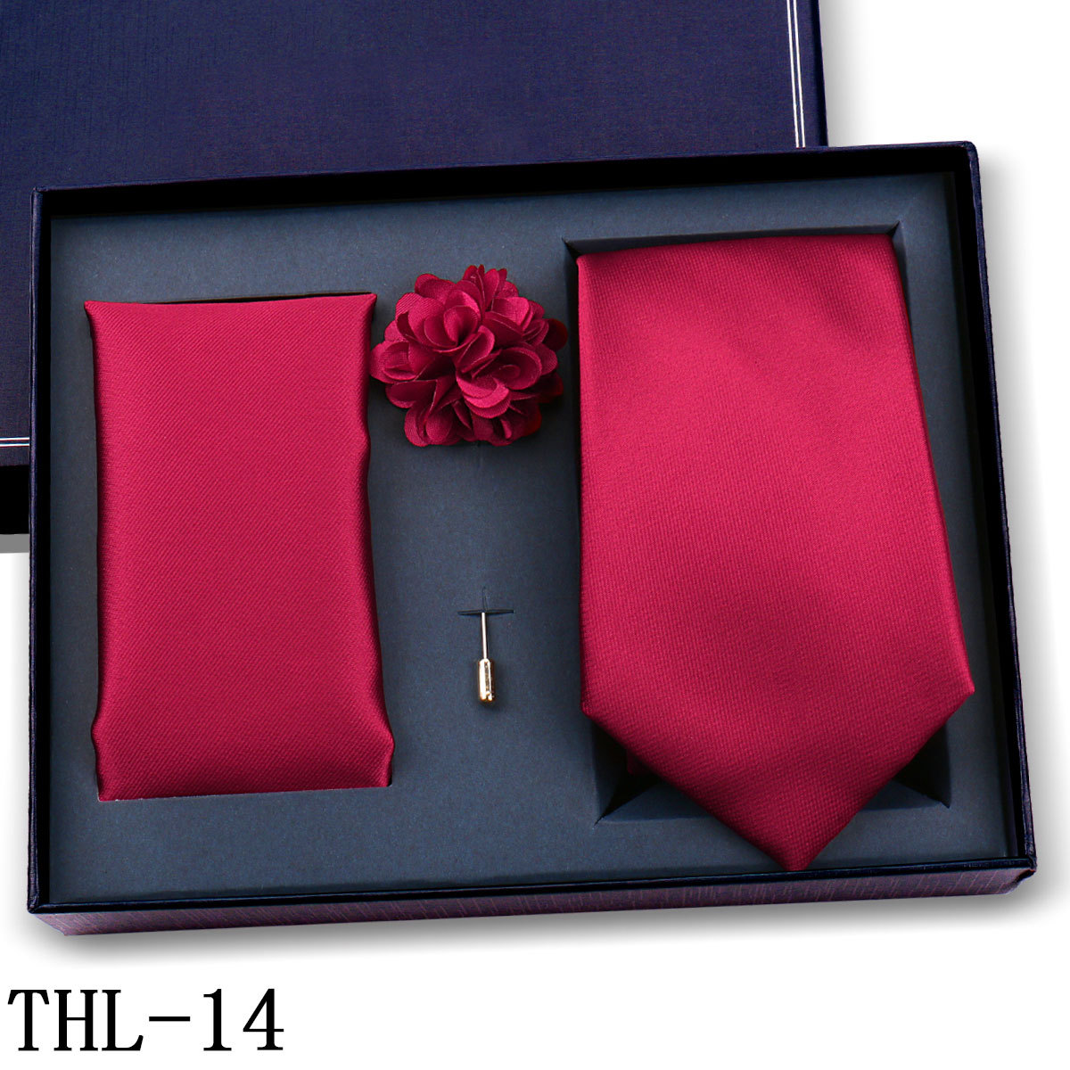 Juego de Corbata y Pañuelo para Hombre Poliéster para Bodas y Eventos de Negocios image 20