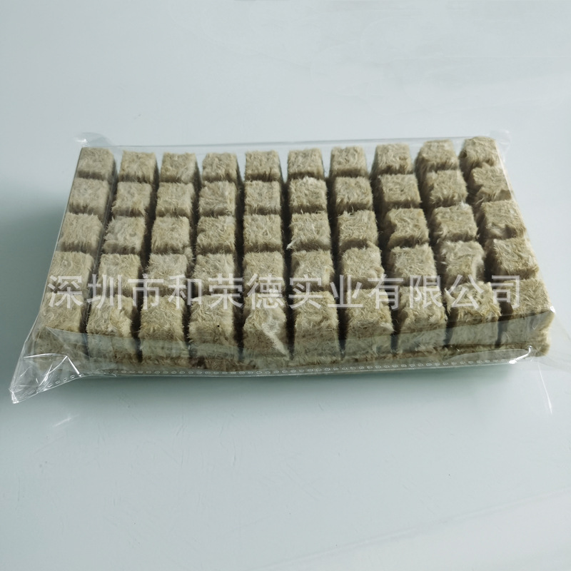 Grodan holandés lana de roca agrícola enchufe cultivo sin suelo sustrato corte hidropónico clonación siembra de plántulas bloque de embalaje