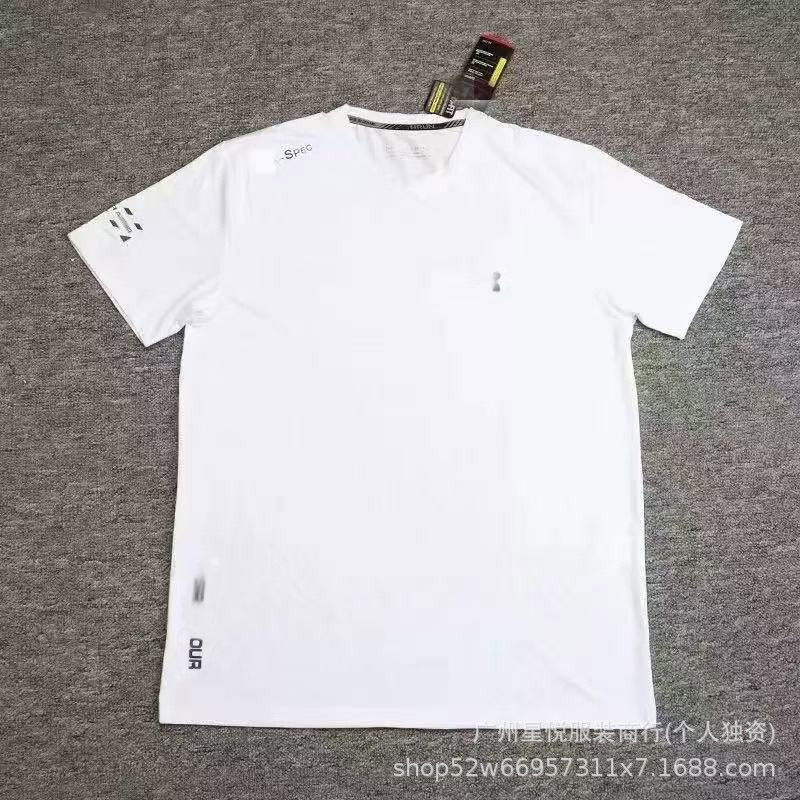 Summer Cross-Border Men's Sports Quick-Drying Ice Silk T-Shirt Outdoor Training Running Fitness Lightweight Large Size Casual Short-Sleeved Summer Cross-Border Men's Sports Quick-Drying Ice Silk T-Shirt Outdoor Training Running Fitness Lightweight Large Size Casual Short-Sleeved