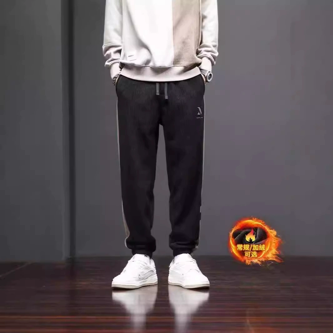 Тёплые демисезонные вельветовые брюки, oversize, корейский стиль