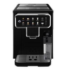 家庭用全自動スマートタッチスクリーン研磨一体蒸気式ミルク泡ラテ引きコーヒーマシンミルク缶付き
