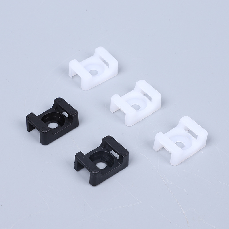 马鞍型固定座 尼龙扎带配线电缆夹塑料理线线扣电线捆扎布线 X20