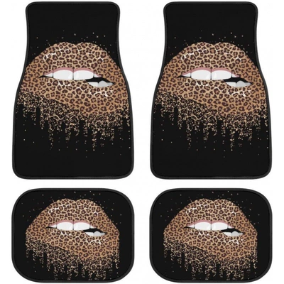 Style Floral Butterfly Easy-To-Clean – Avtomobil döşəmə paspasları - car-floor-mat-22-33444468cm-two-pairs-four-pieces-in-total