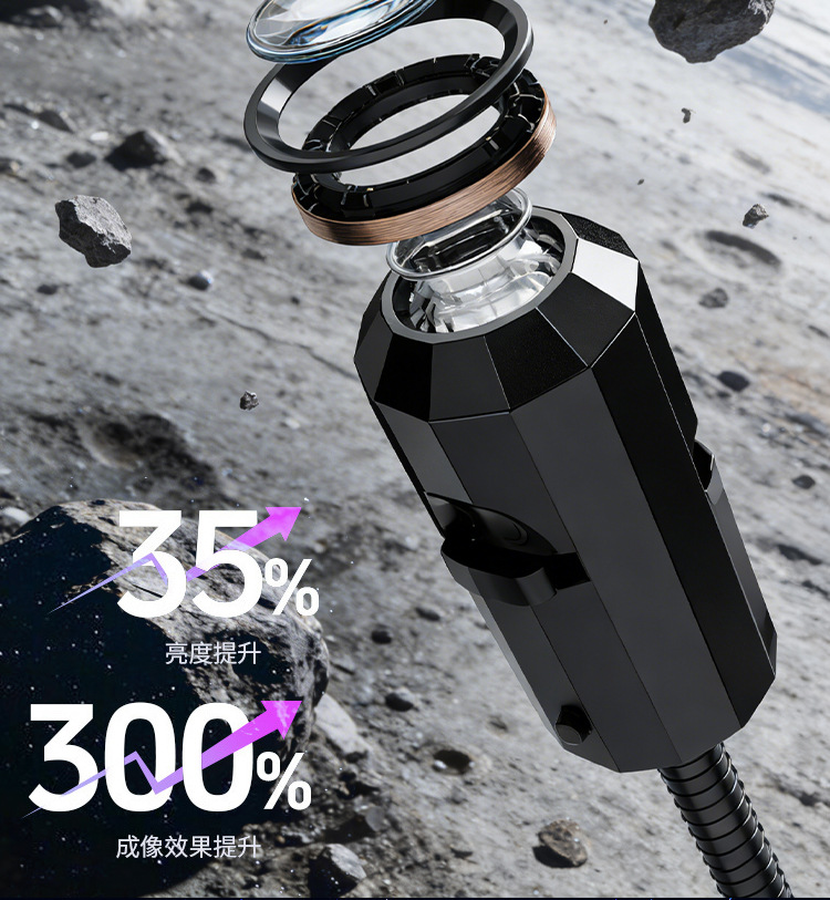 New Car-Mounted Starry Sky Light, Starry Sky Projection Light, Welcome Light, Creative Romantic Car Atmosphere Light for Couples' Bedroom, Moon Light