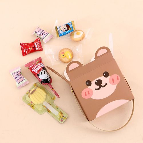 Children's portable gift box Internet celebrity ins snack carton biscuit box cartoon animal candy snack packaging box
