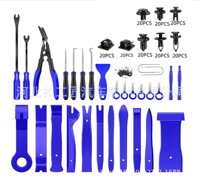 Digər kuzov və aksesuarlar 19/40/158/238 piece set car - 200-piece-canvas-bag-set-blue-nylon