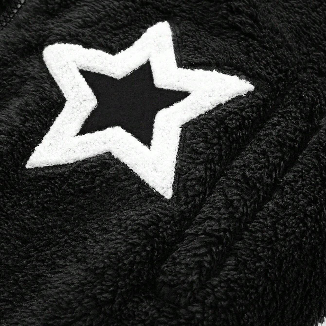 Giacca unisex Y2K Streetwear – Cappotto cardigan ampio con collo alto, capospalla unisex oversize alla moda per autunno e inverno_voghion.com