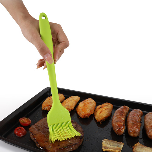 Thick all-in-one silicone hairbrush milk oil brush for cakes, baking, 26cm large barbecue oil brush