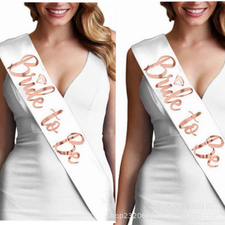 Manufacturer supplies single party Bride to be be be shoulder strap…