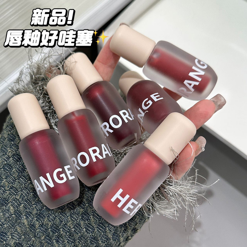 HERORANGE クールウォーターライトリップグロス ミラーリップグロス カップに付かない 白く見える 学生向け お手頃価格の口紅|undefined