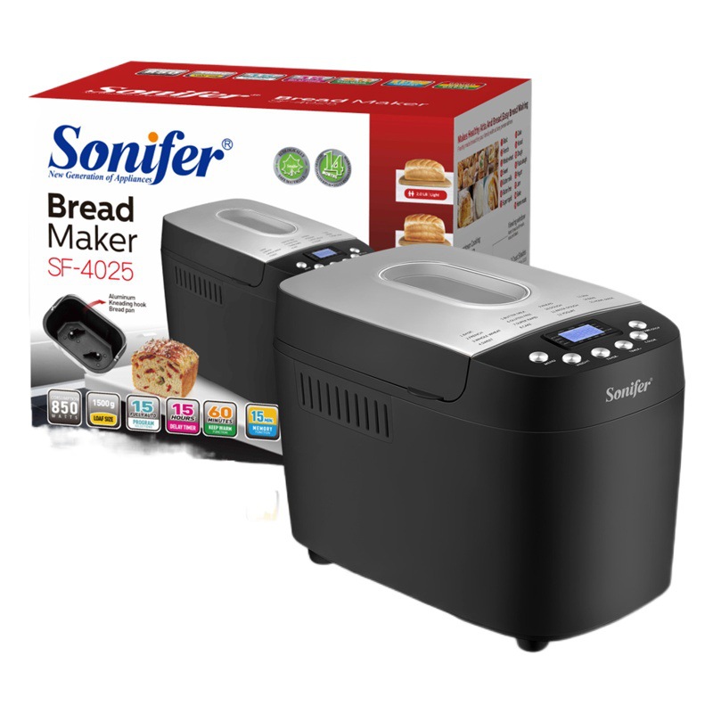 Sonifer automatic home baking steaming toaster bread maker SF-4025