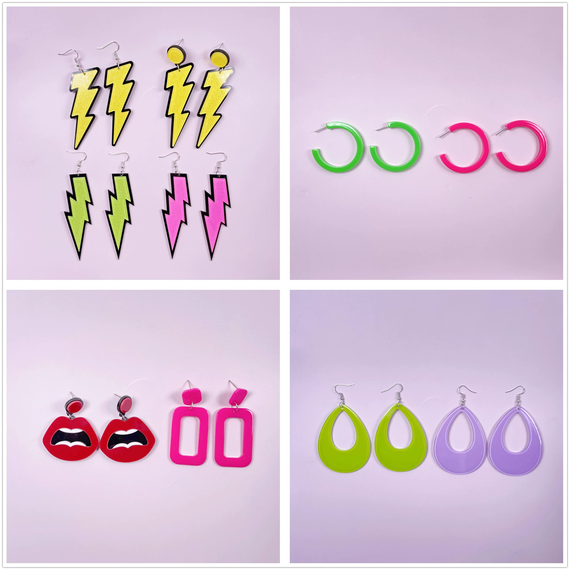 Европейская и американская мода преувеличивает длинные молниеносные серьги