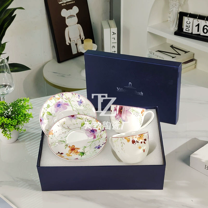 Германский W Bao фиолетовый эротический творческий кофейный кружка блюдо посуда набор костяная фарфор европейский стиль высокой качество