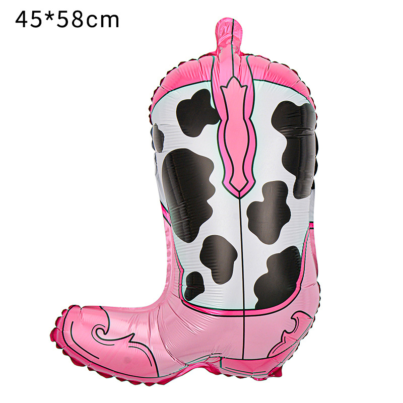 Globos de aluminio con motivos de caballos para decoraciones temáticas de vaqueros y del oeste, carreras de caballos y decoraciones para fiestas. image 14