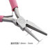 4.5-inch dark black deep pink needle rolling pliers diy handmade multi-function pliers half groove pliers 9-pin jewelry winding tool