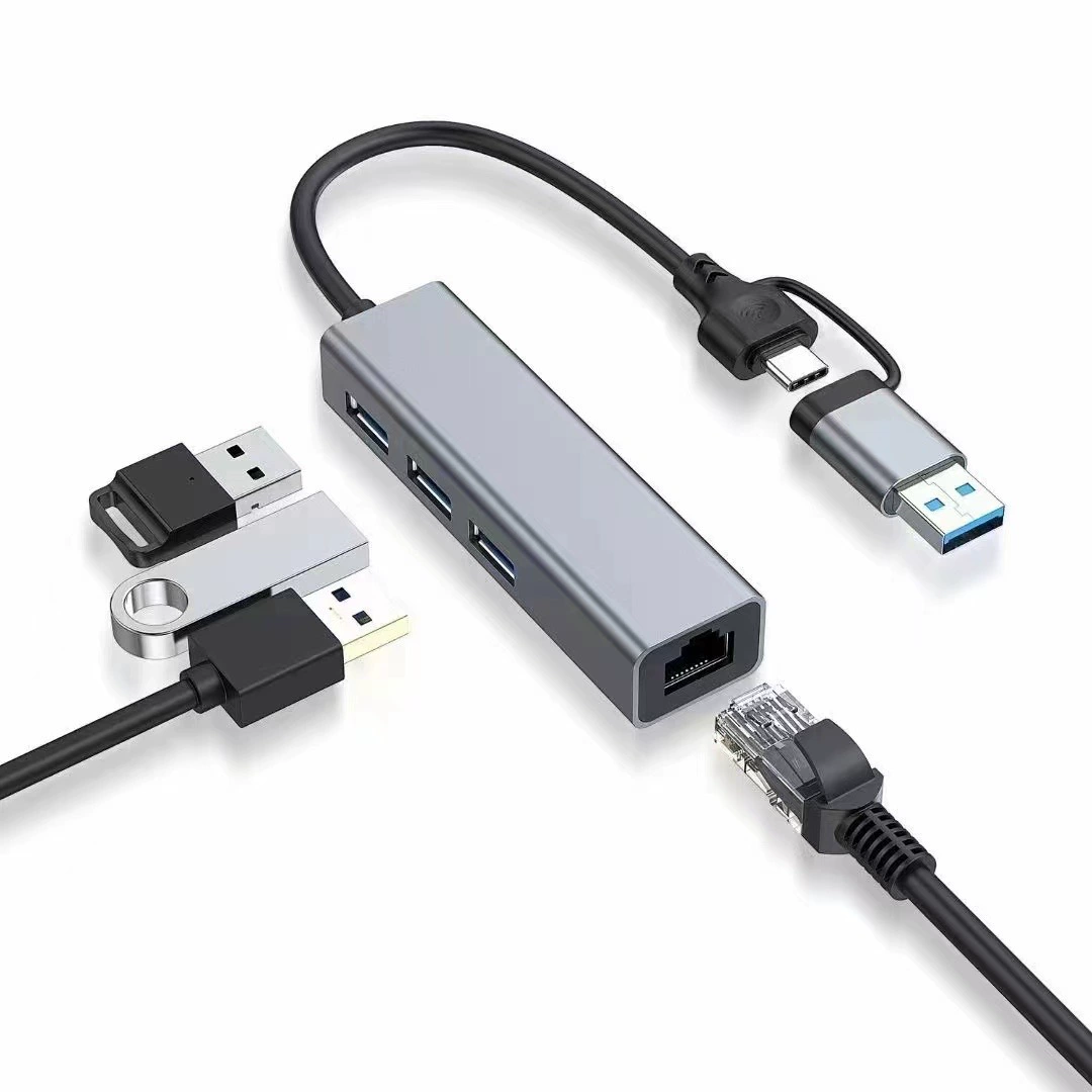 Кросс-бордер Гигабитная карта для поворота типа USB-C к RJ45 USB-сетевая карта