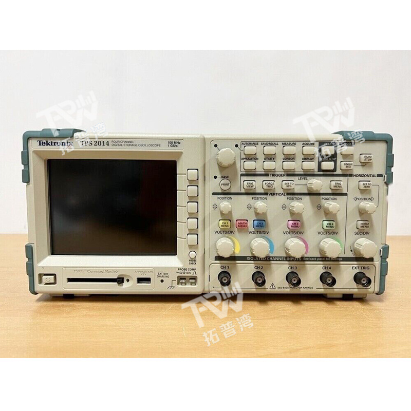 Tektronix 泰克 100MHz 1GS/s 4通道 TPS2014 隔离数字示波器