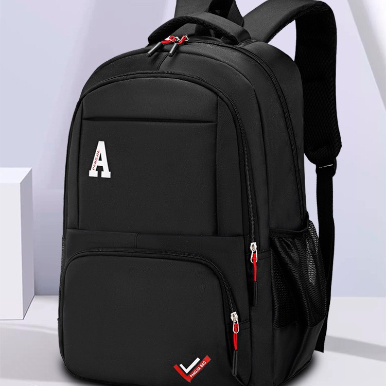 Mochila urbana simple para hombres nueva gran capacidad de viaje multicapa mochila de almacenamiento impermeable bolso de hombre ligero