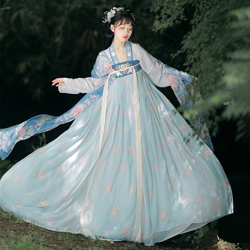 Original design Chunyao Hanfu for women, Chinese style, Tang style, full set of chest-high ru skirt for spring and summer 8279