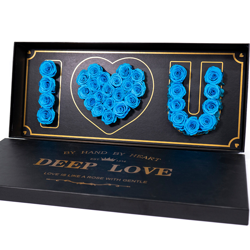Caja de regalo de rosa amor eterno 520 Día de San Valentín para la novia regalos creativos de fábrica al por mayor adornos flores