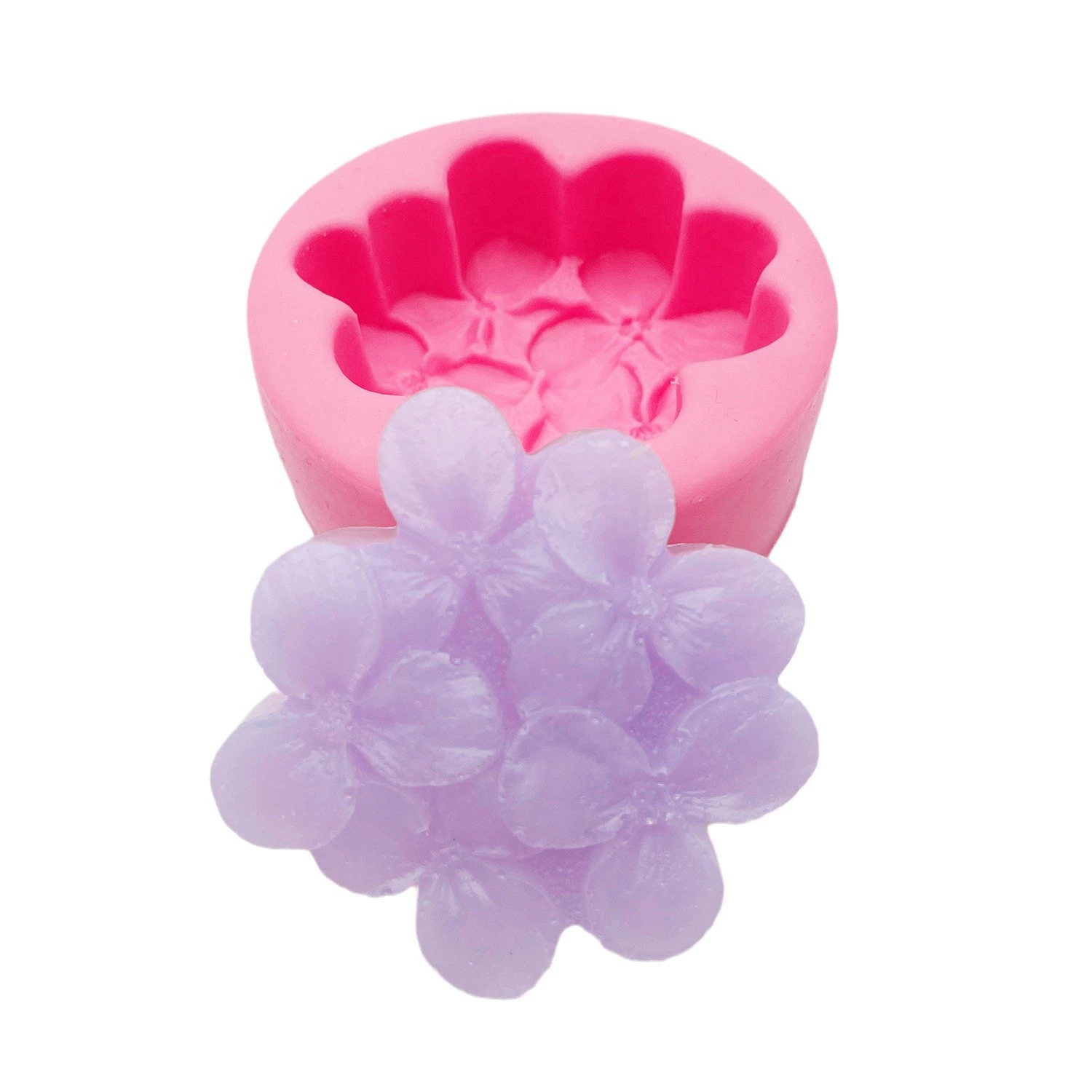 Candle contains rose, aromatherapy, silicone mold, 3D, DIY
