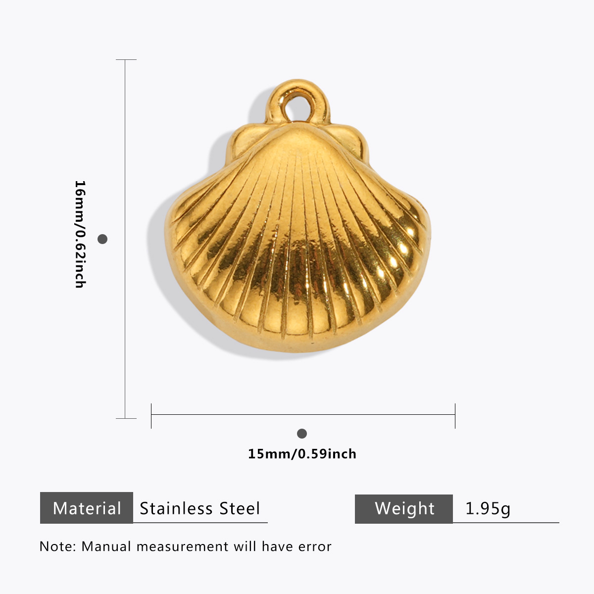 4g Weight Pendant Jewelry Making Type DIY Jewelry Accessories Classification 5 PCS/Package Quantity 304 Stainless Steel Material Conch, Hippocampus, Shell Pattern All Seasons Season Plating Design Simple Style, Classic Style Style 5 PCS/Package 304 Stainless Steel Conch Hippocampus Shell Pendant DIY Jewelry Accessories 5