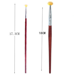 Nail Art Beginners Nail Art Gradient Fan Pen Glitter Powder Shake Powder Brush Blending Nail Art Brush Nail Art Pen Single