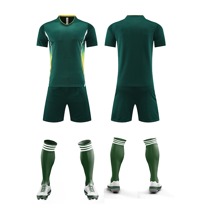 2025 juego de ropa de fútbol hombre adulto niño juego de entrenamiento camiseta de fútbol al aire libre transpirable secado rápido