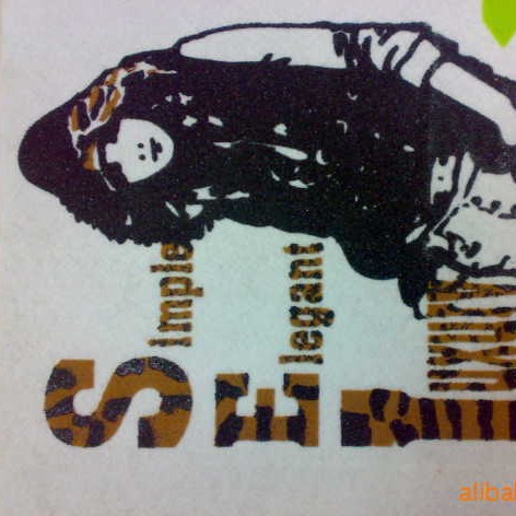 植绒烫画 T恤烫画 烫印 植绒烫画 衣服烫画