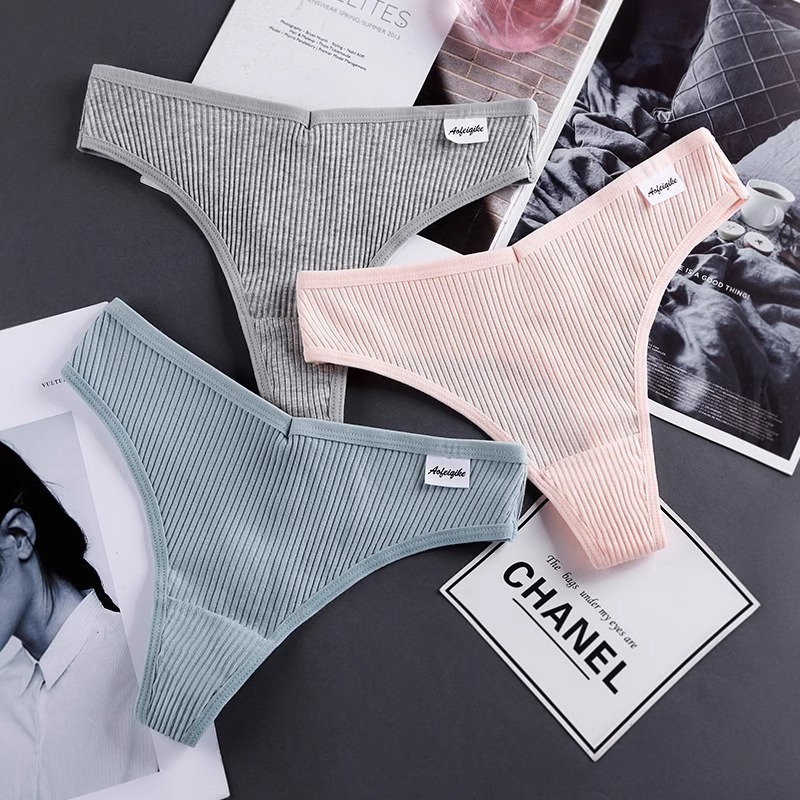Pantalones de algodón de hilo japonés de mujer transpirables de cintura baja sexy sin marcas deportivas simples pantalones de acondicionamiento físico transpirables selección