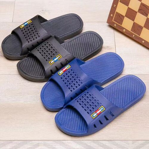 Men's slippers summer non-slip thick sole wear-resistant indoor slippers floor stall running rivers and lakes hotel bath slippers wholesale