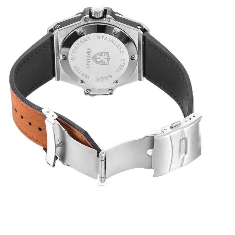 金詩トン対外貿易の爆発金はファッションの潮流の創意的な男性の腕時計のシリカゲルの夜光の防水運動の石英の時計を入れます。