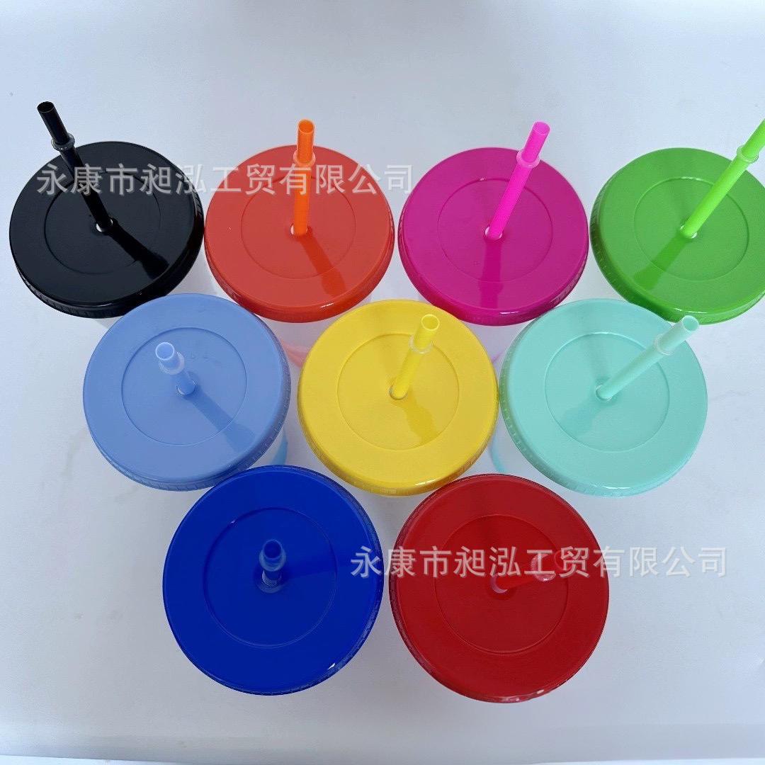 Taza de plástico de PP caliente transfronteriza 710ml Taza de pajita que cambia de color de agua fría sensible a la temperatura creativa Taza de bebida de té de frutas al por mayor