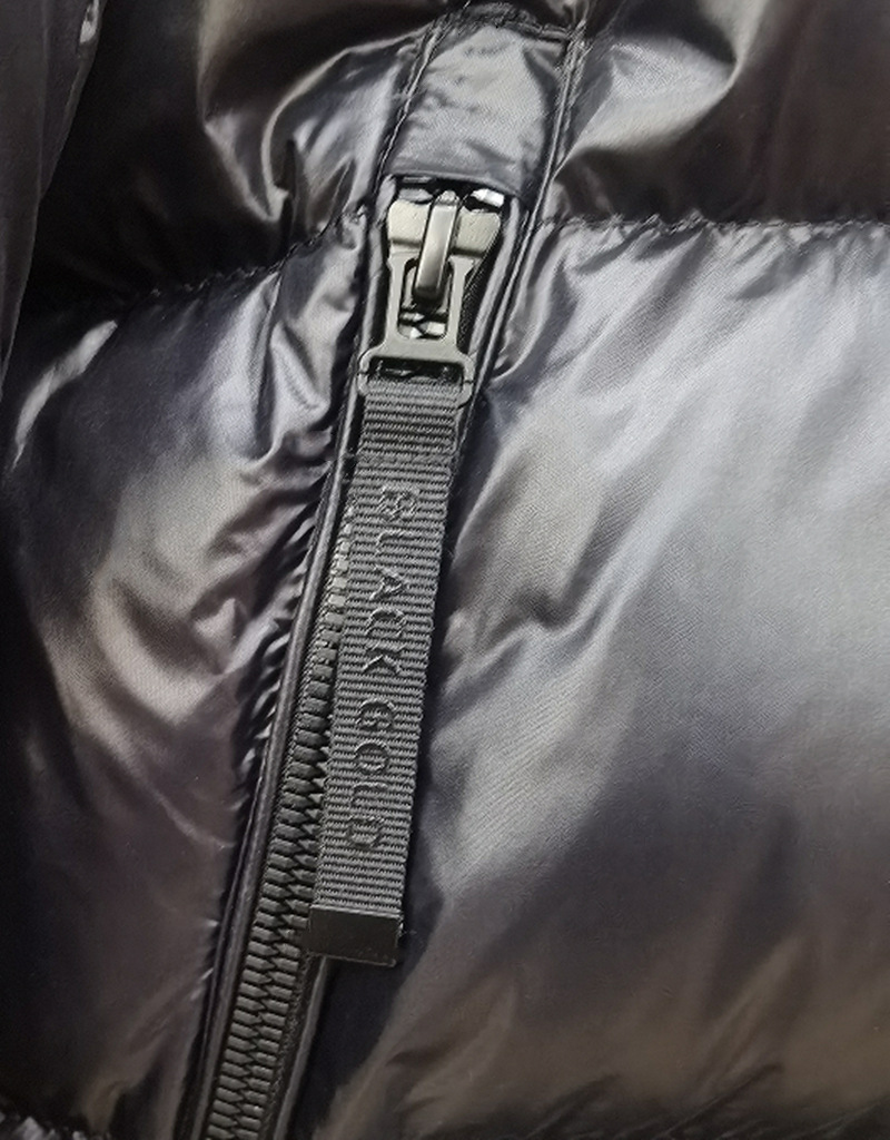 Damkläder Svart och guldfärgad exklusiv! Huvad, förtjockad, lös, varm, puffbrödskort Varm jacka_voghion.com