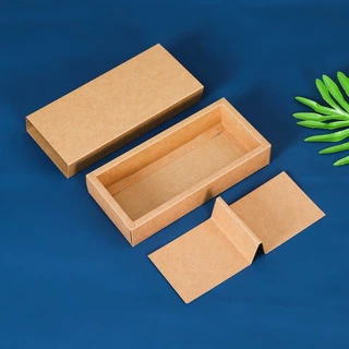 牛皮纸盒袜子收纳盒子定制空白礼品纸盒定制现logo月饼茶叶抽屉盒