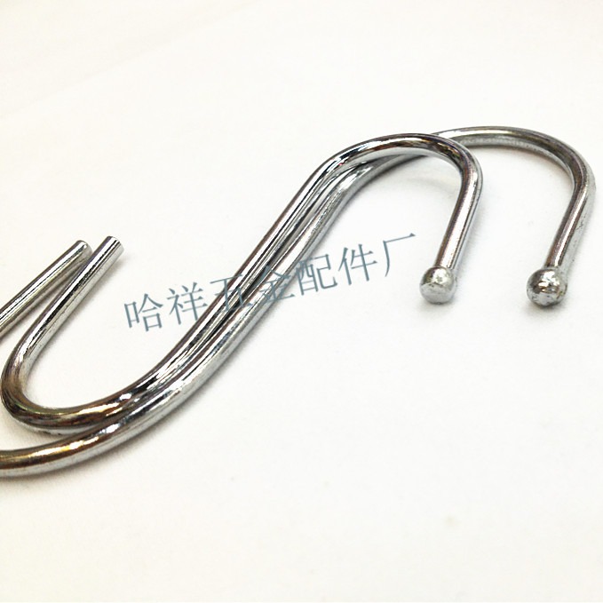 厂家直销不锈钢 电镀S钩 机器一次成型