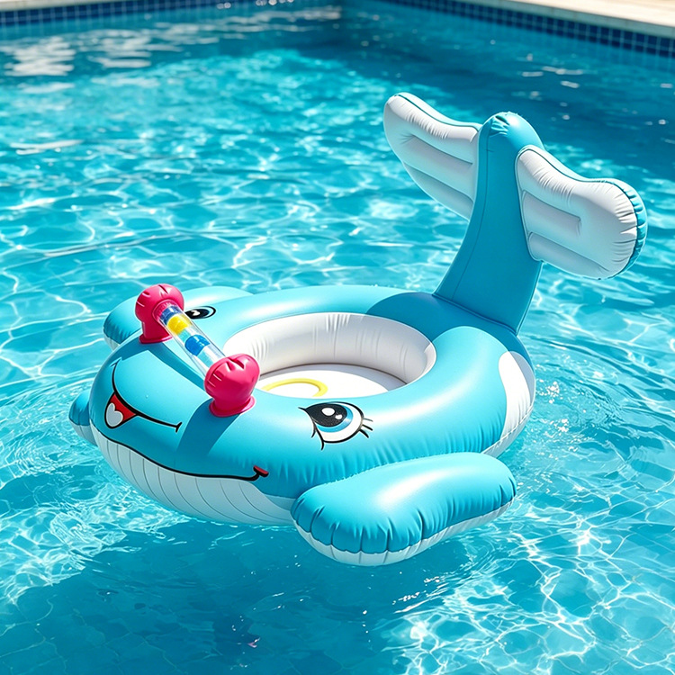 Anillo de natación infláble para niños pequeños barcos de agua para bebés embarcaciones de agua engrosado PVC asiento de niños PVC ecológico image 17