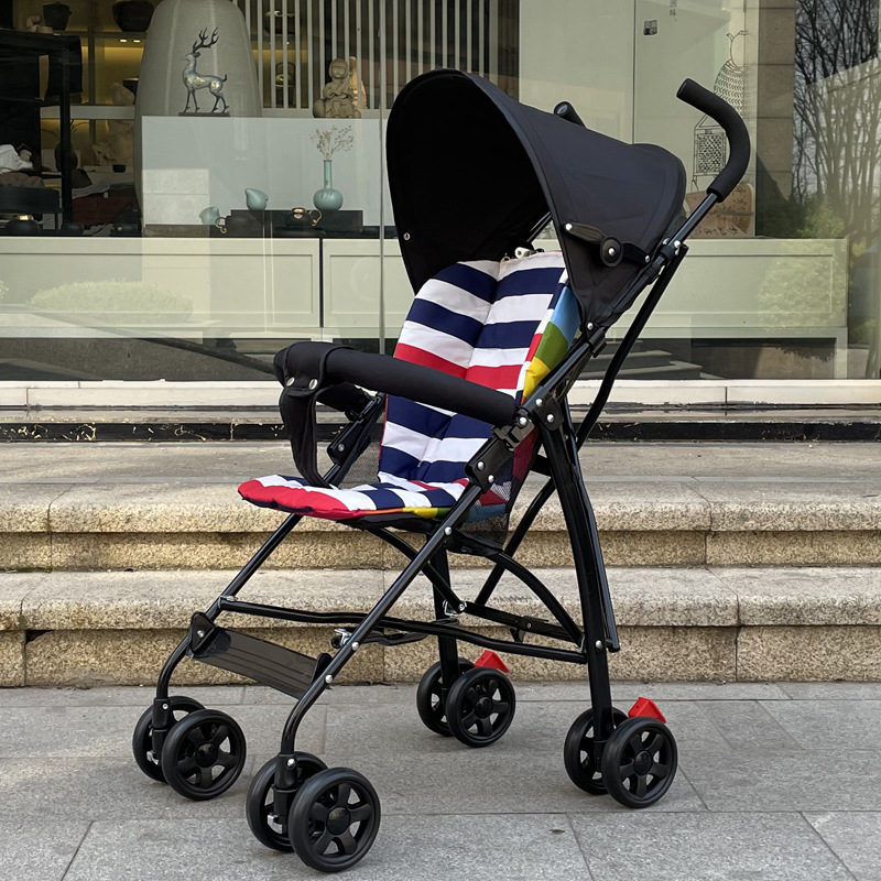 Cochecito de bebé ligero plegable simple portátil paraguas coche amortiguador viaje bebé caminando gadget niño BB