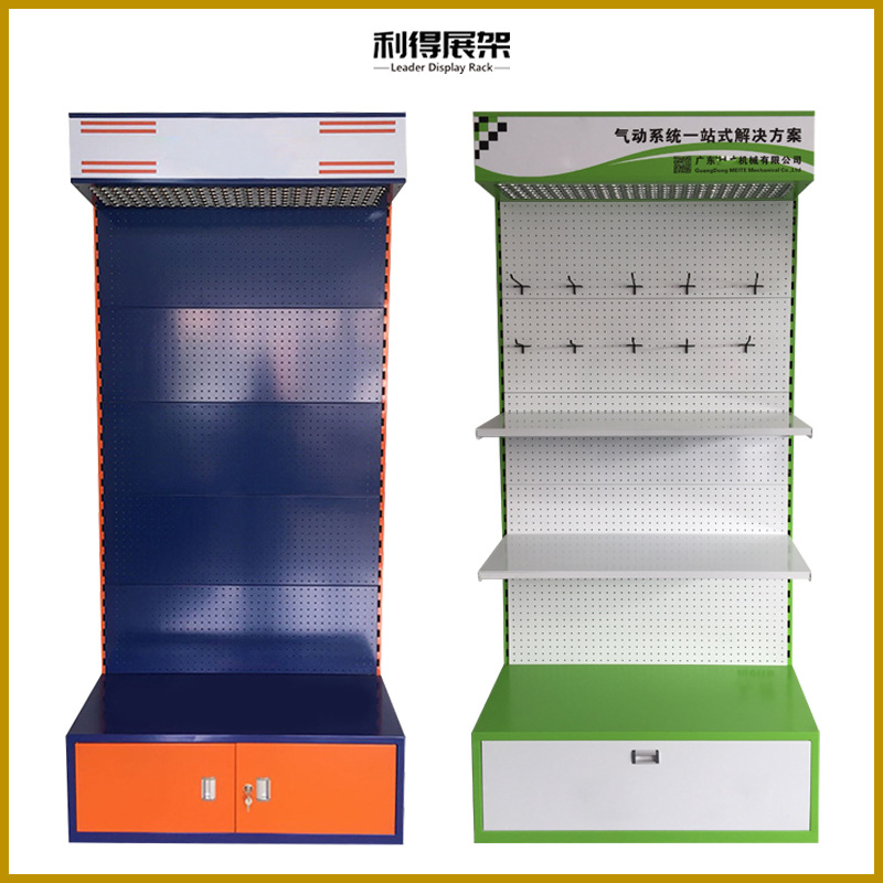 电焊机电动工具展示架拆卸式立柱货架五金用品工具架洞洞板置物架