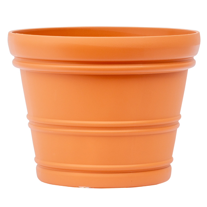 IRIS resina convexa patrón interior redondo maceta balcón jardín Rosa suculenta maceta