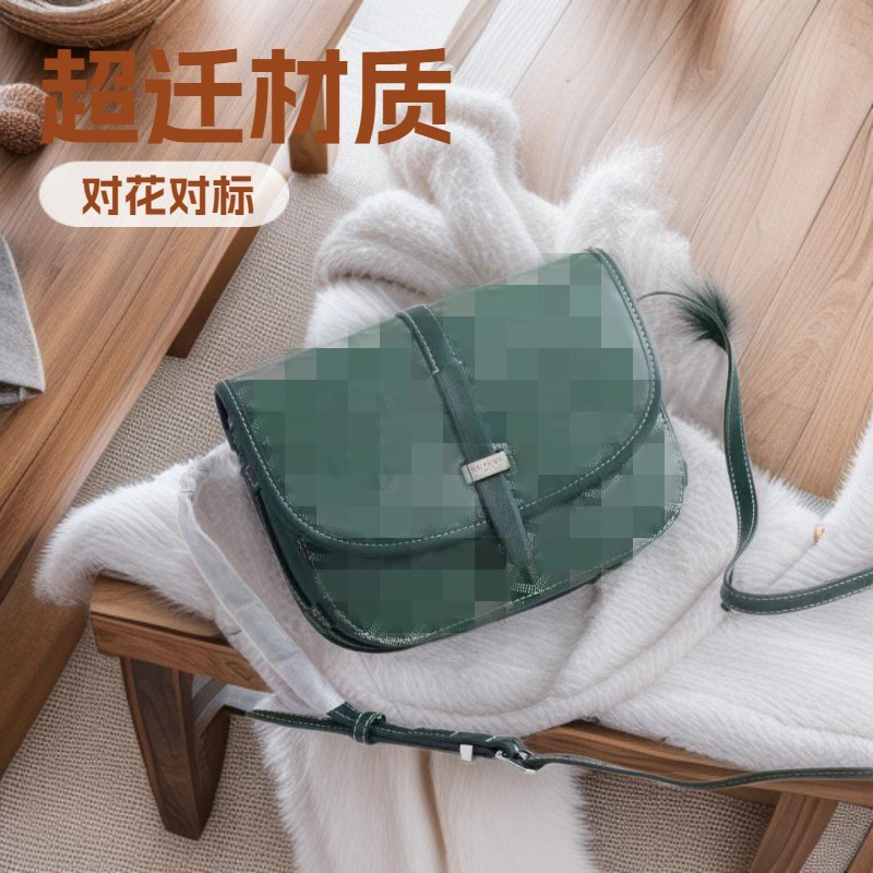 Foreign Trade Style Dog Tooth Saddle Bag, Fashionable Printed Crossbody Bag, Single Shoulder Flap Versatile Unisex Goya Messenger Bag Foreign Trade Style Dog Tooth Saddle Bag, Fashionable Printed Crossbody Bag, Single Shoulder Flap Versatile Unisex Goya Messenger Bag