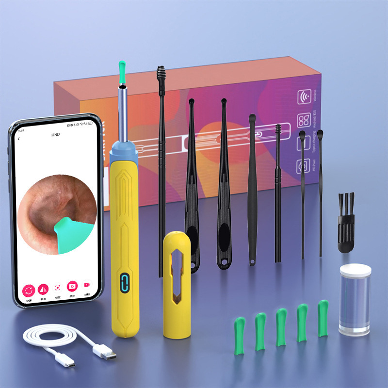 Venta al por mayor NK3-X para niños PRO visual oreja recoger endoscopio HD inalámbrico limpieza oreja recoger artefacto