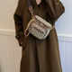 2024 New High-end Retro Saddle Bag Women's Shoulder Crossbody Bag Casual Simple Fashion Commuter Bag