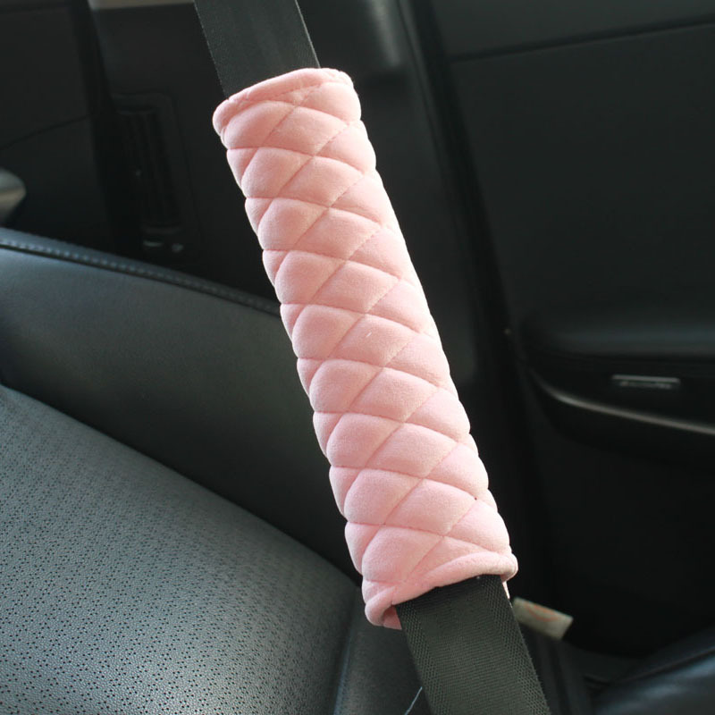 Protector de Hombro para Cinturón de Seguridad de Espándex Ultrasuave, Con Bordado, para Auto
