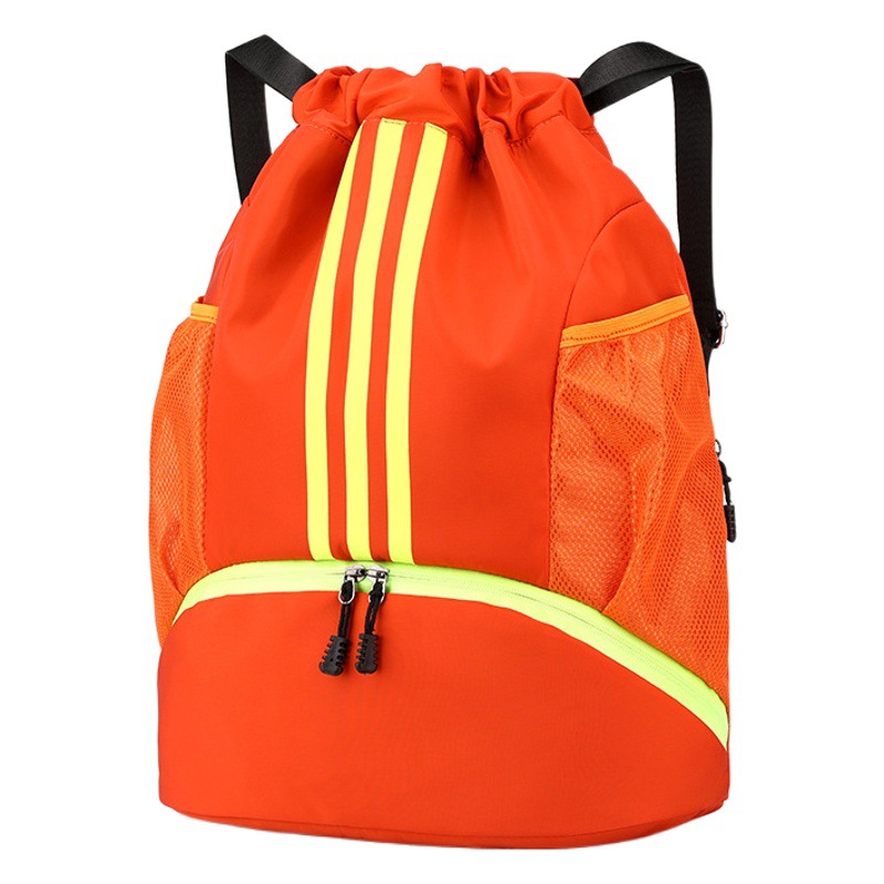 Manufacturer Wholesale New Drawstring Pocket Backpack Men's and Women's Basketball Bag Lightweight Outdoor Sports Fitness Crossbody Bag